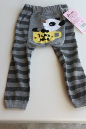 Size 95 Gray Panda Leggings