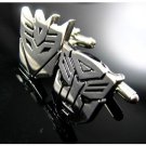 Silver Plate Transformers Cufflinks Men Cuff Links/Buttons - Ready to be the gift - Free Shipping