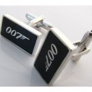 Silver Plate 007 James Bond Men Cufflinks Cuff Links/Buttons - Ready to be the gift - Free Shipping