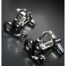 Silver Plate Stethoscope Cuff Links/Buttons - Ready to be the gift - Free Shipping