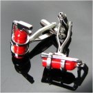 Silver Plate Fire Extinguisher Cufflinks Men Cuff Links/Buttons - Free Shipping