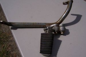 Foot Peg, Front Right, 1989 Yamaha Virago xv750