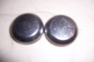 FORK AIR VALVE CAPS COVERS Shadow VT700, GOOD COND.