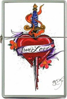 New Love Design Flip Top Lighter #4