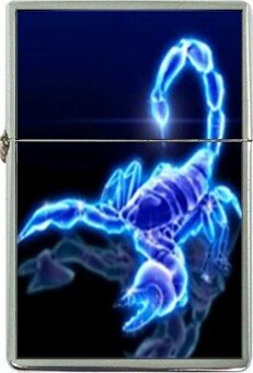 New Scorpions Design Flip Top Lighter #3