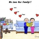 Grandma & Grandpa 4 Hearts