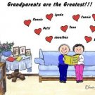 Grandma & Grandpa 9 Hearts