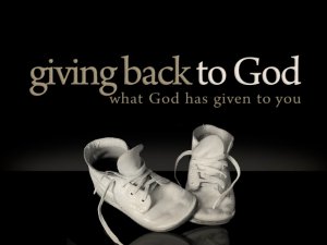 Giving Back To God What God Has Given To You Graphic Set