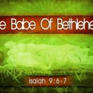 The Babe of Bethlehem Splash Page