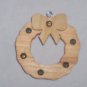 Wooden Wreath ornament
