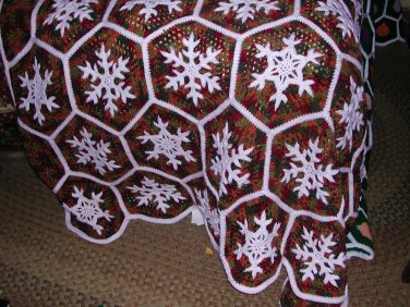 Unique Snowflake Afghan