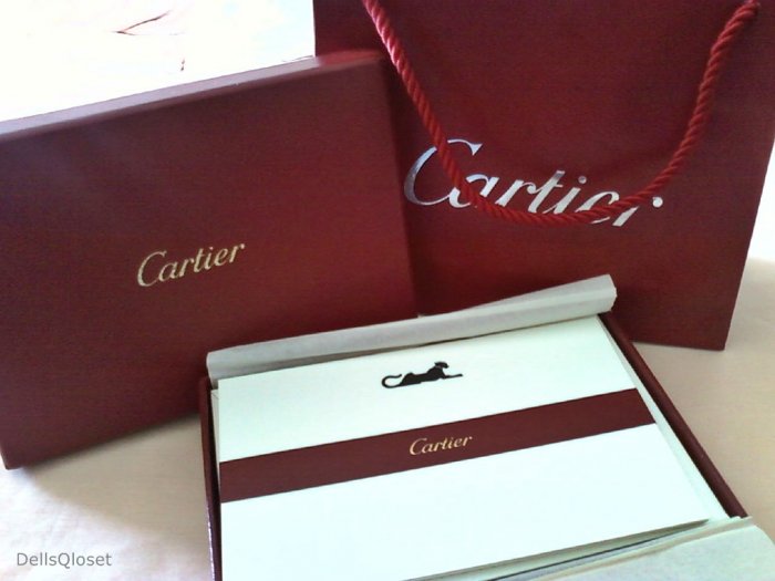 cartier panther note cards
