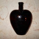 Paul Masson - Brown Glass Heart Shaped Bottle