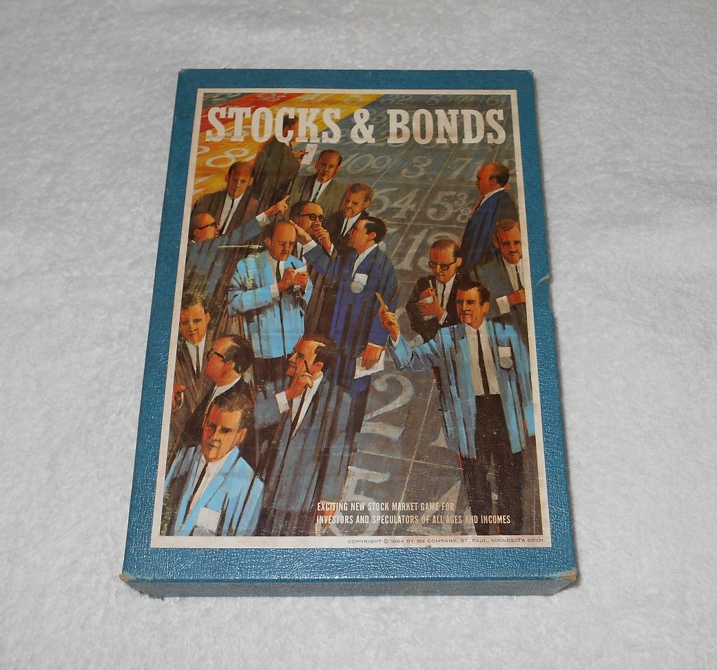Stocks & Bonds Game 3M Company 1964 Complete
