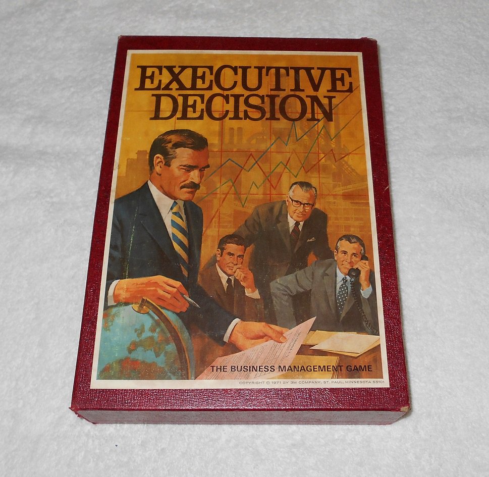 Executive Decision Game - 3M Company - 1971 - Complete