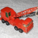 Matchbox Super Kings - K-12 Mobile Crane - Scammell - Orange - Metal - 1971