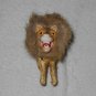 Wind Up Lion Doll - Real Fur Mane - Tan - Japan - Vintage