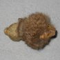 Wind Up Lion Doll - Real Fur Mane - Tan - Japan - Vintage