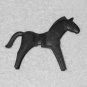 Playmobil - Vintage Horse With Missing Saddle - Black - Geobra - 1974