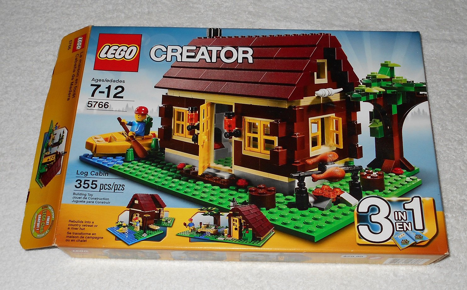 LEGO 5766 - Log Cabin - Creator - 2011 - Complete Set w/ Instructions & Box