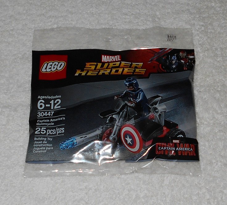 LEGO 30447 Captain America s Motorcycle Super Heroes 2016 New