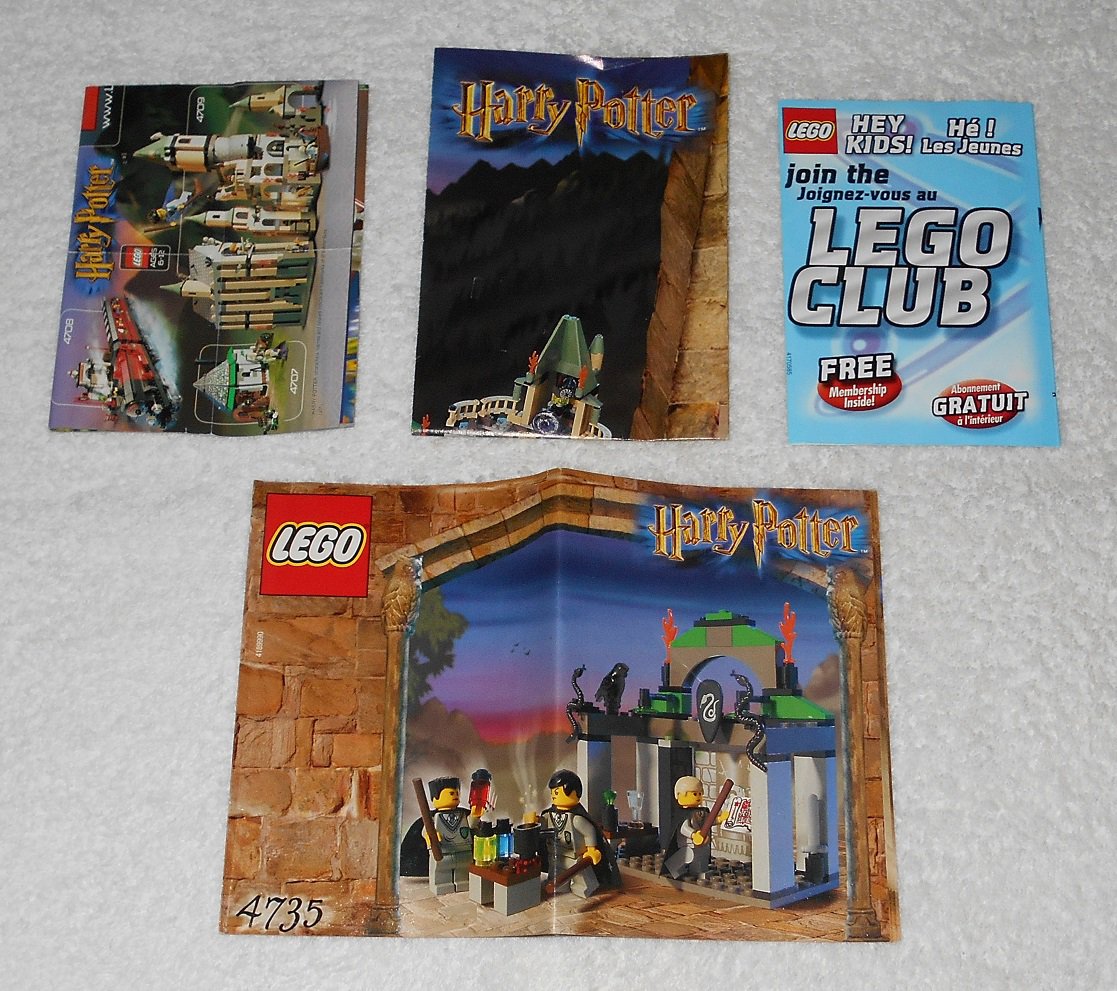 harry potter lego slytherin book