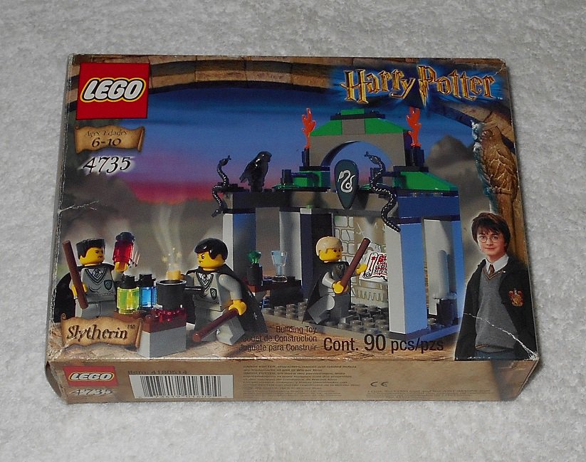 harry potter lego slytherin book