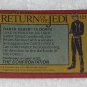Darth Vader Is Down - Card # 121 - Star Wars - Return Of The Jedi - Topps - 1983