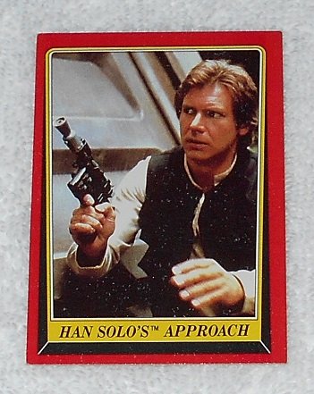 Han Solo's Approach - Card # 98 - Star Wars - Return Of The Jedi - Topps - 1983