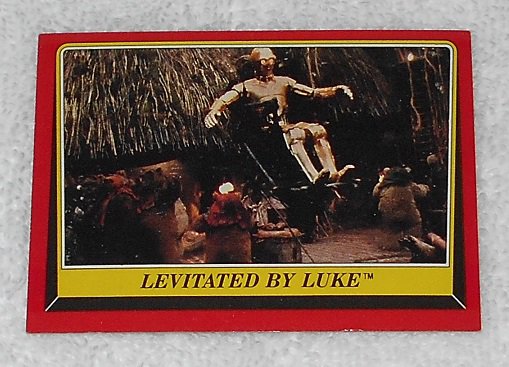 Levitated By Luke - Card # 83 - Star Wars - Return Of The Jedi - Topps - 1983