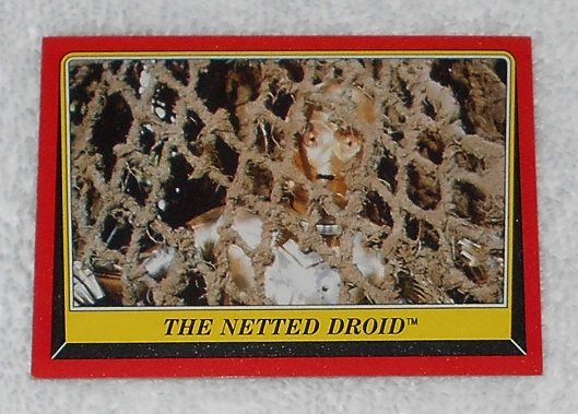 The Netted Droid - Card # 79 - Star Wars - Return Of The Jedi - Topps - 1983