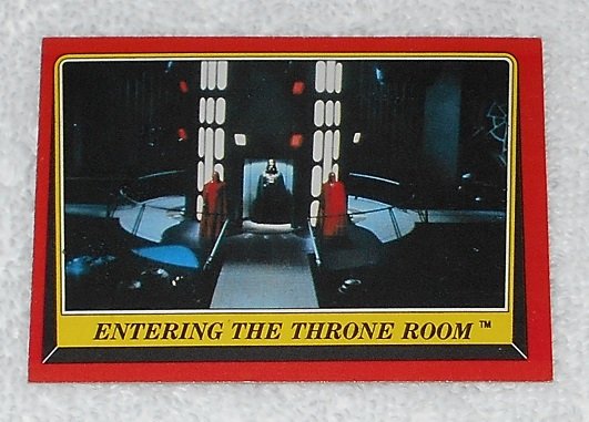 Entering The Throne Room - Card # 76 - Star Wars - Return Of The Jedi - Topps - 1983