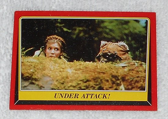 Under Attack - Card # 74 - Star Wars - Return Of The Jedi - Topps - 1983