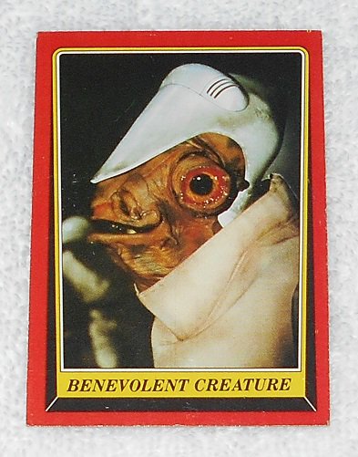 Benevolent Creature - Card # 66 - Star Wars - Return Of The Jedi - Topps - 1983