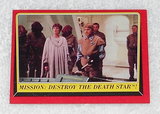 Mission: Destroy The Death Star - Card # 63 - Star Wars - Return Of The Jedi - Topps - 1983
