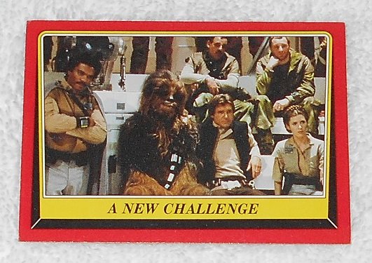 A New Challenge - Card # 61 - Star Wars - Return Of The Jedi - Topps - 1983