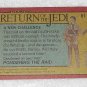 A New Challenge - Card # 61 - Star Wars - Return Of The Jedi - Topps - 1983