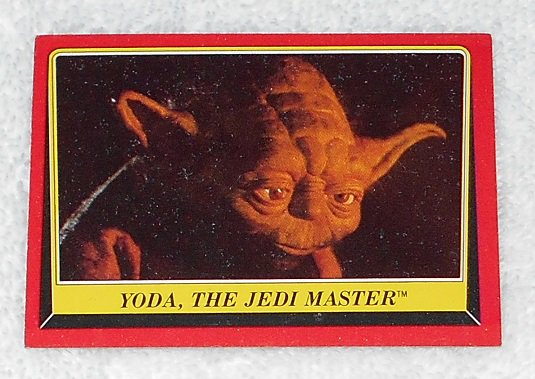 yoda topps card