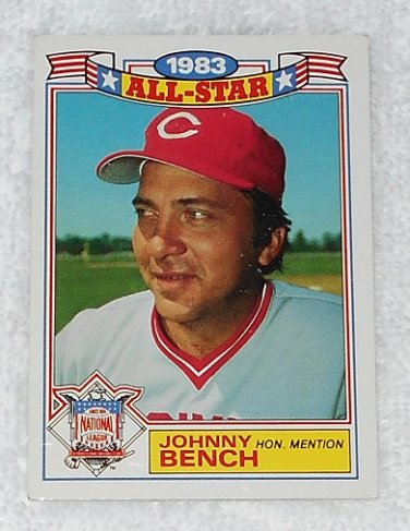 1983 Topps Johnny Bench