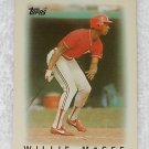 Willie McGee - Card # 63 - Topps - Baseball - Major League Leaders - 1986 Willie McGee - Card # 63 - Topps - Baseball - Major League Leaders - 1986