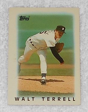 Walt Terrell - Card # 16 - Topps - Baseball - Major League Leaders - 1986