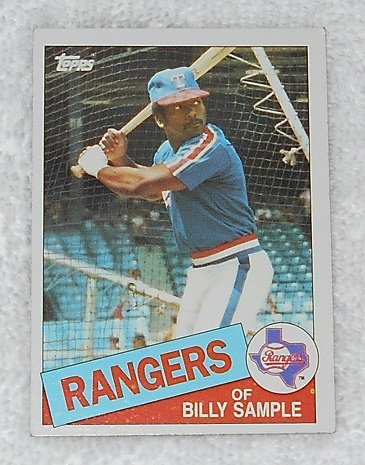 Billy Sample - Card # 337 - Topps - Baseball - 1985