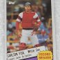 Carlton Fisk - Card # 1 - Topps - Baseball - 1985