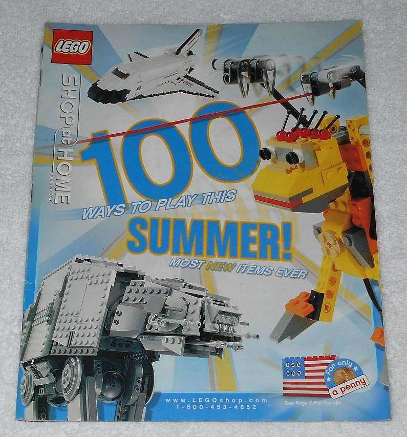 LEGO Shop At Home Catalog Summer 2003 ATAT Cover 100 Ways To