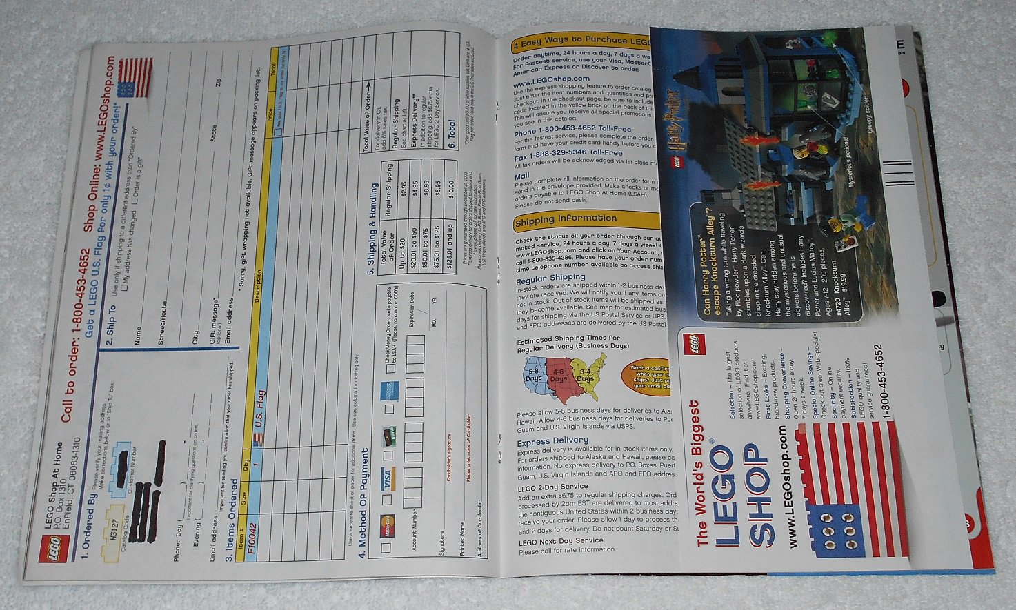 LEGO Shop At Home Catalog Summer 2003 ATAT Cover 100 Ways To