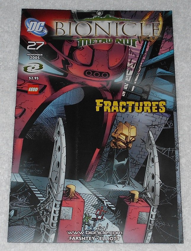 Fractures sealed w/ magazine Lego Bionicle Comic 27 