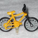 Playmobil - Yellow Adult Bicycle With Stand - From 3213 Family Van - 30672620 / 30069600 - 2001