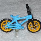 Playmobil - Blue Child Bicycle With Stand - From 3213 Family Van - 30672630 / 30069600 - 2001