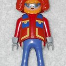 Playmobil - Arctic Explorer Man w/ Trapper Hat, Cuffs & Vest - Red/Blue - From 3184 Dino Camp 2003