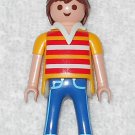 Playmobil - Vacation Man Figure - Yellow / Blue - From 3230 Family Home - Part 30009940 - 2002